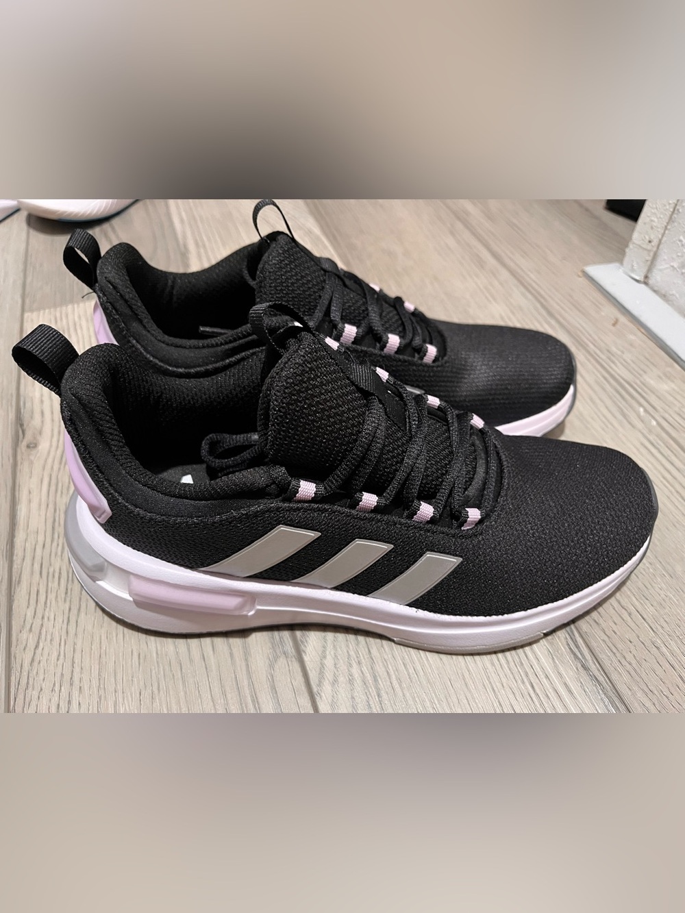 Adidas Women's Black & Lilac Running Sneakers
